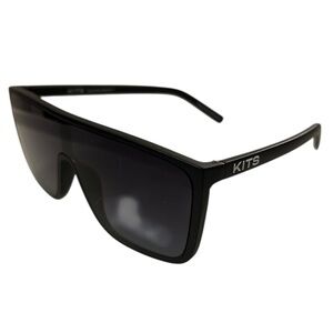 Kits the Chase Matte Black Sunglasses with Gradient Lenses